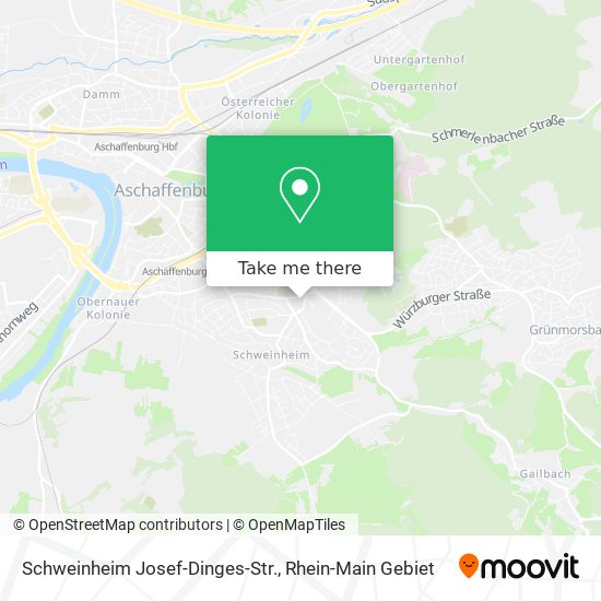 Schweinheim Josef-Dinges-Str. map