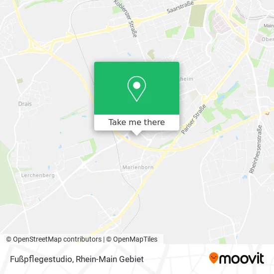Карта Fußpﬂegestudio