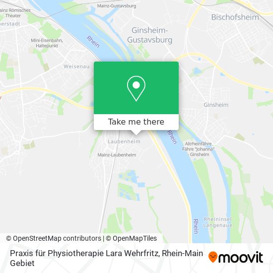 Praxis für Physiotherapie Lara Wehrfritz map