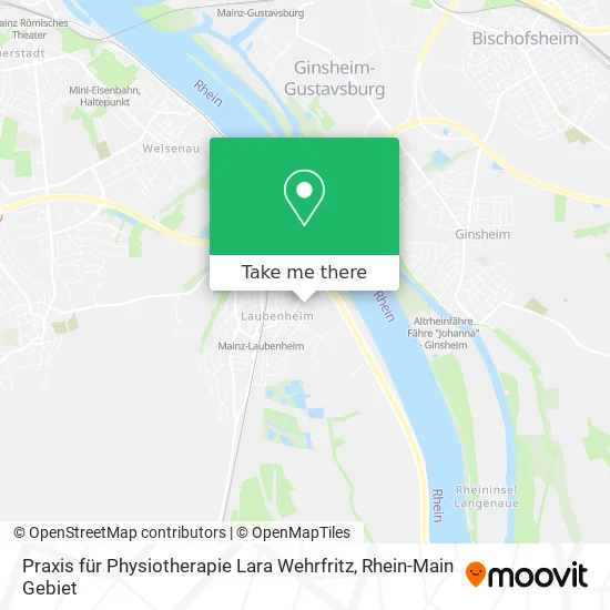 Карта Praxis für Physiotherapie Lara Wehrfritz