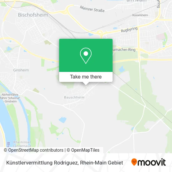 Карта Künstlervermittlung Rodriguez