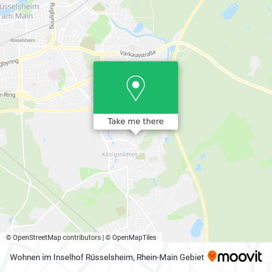 Wohnen im Inselhof Rüsselsheim map