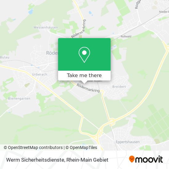 Werm Sicherheitsdienste map