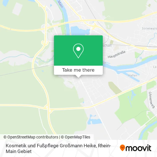 Карта Kosmetik und Fußpflege Großmann Heike