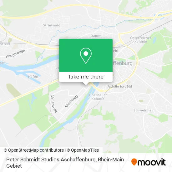 Карта Peter Schmidt Studios Aschaffenburg