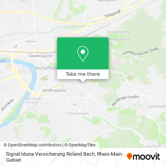 Карта Signal Iduna Versicherung Roland Bech
