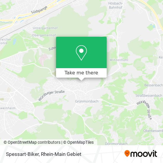 Spessart-Biker map