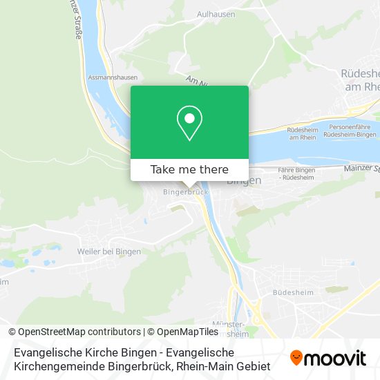 Evangelische Kirche Bingen - Evangelische Kirchengemeinde Bingerbrück map