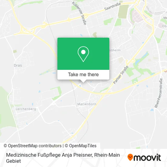 Карта Medizinische Fußpflege Anja Preisner