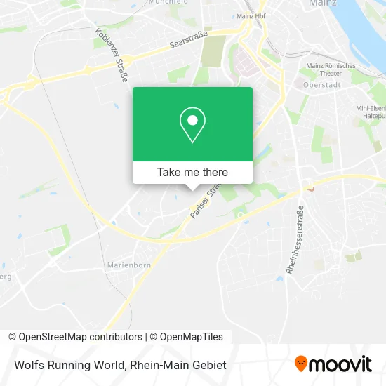 Карта Wolfs Running World