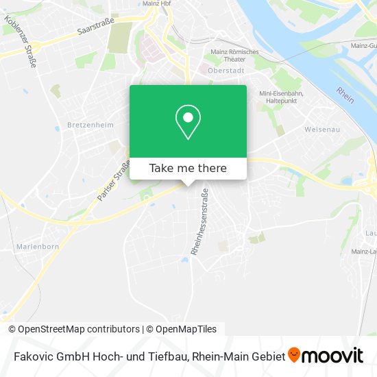 Fakovic GmbH Hoch- und Tiefbau map