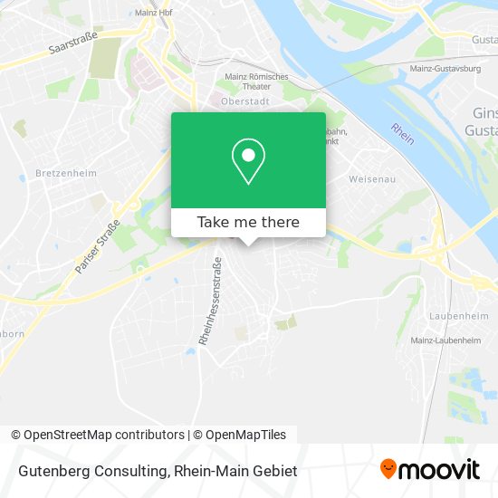 Gutenberg Consulting map