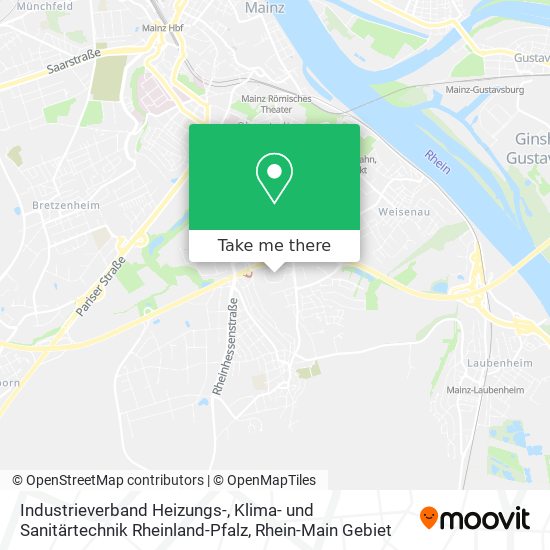 Industrieverband Heizungs-, Klima- und Sanitärtechnik Rheinland-Pfalz map