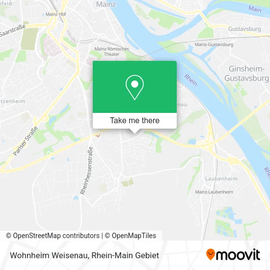 Карта Wohnheim Weisenau