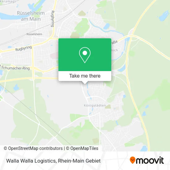 Карта Walla Walla Logistics