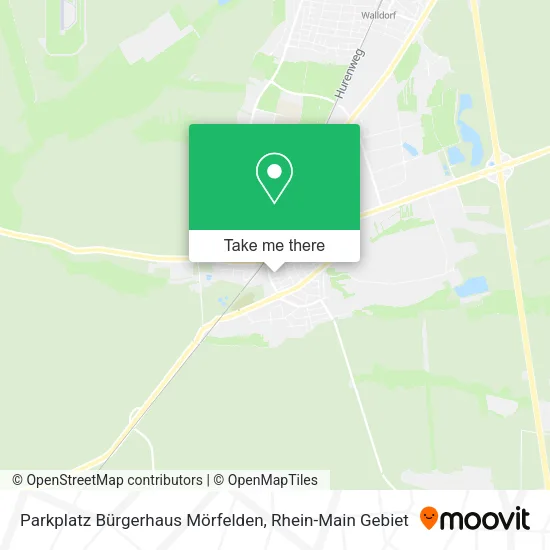 Карта Parkplatz Bürgerhaus Mörfelden