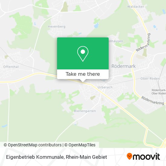 Eigenbetrieb Kommunale map