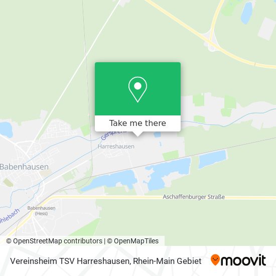 Vereinsheim TSV Harreshausen map