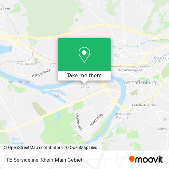 TE Serviceline map