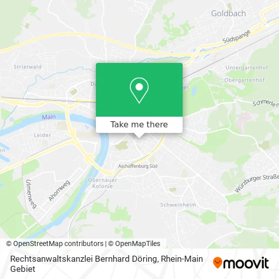 Карта Rechtsanwaltskanzlei Bernhard Döring