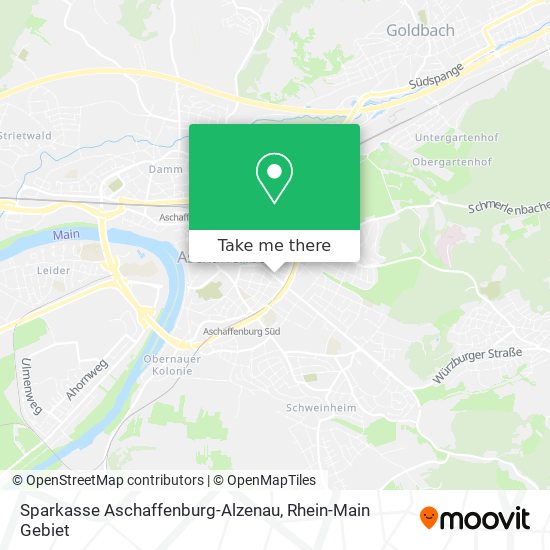 Sparkasse Aschaffenburg-Alzenau map