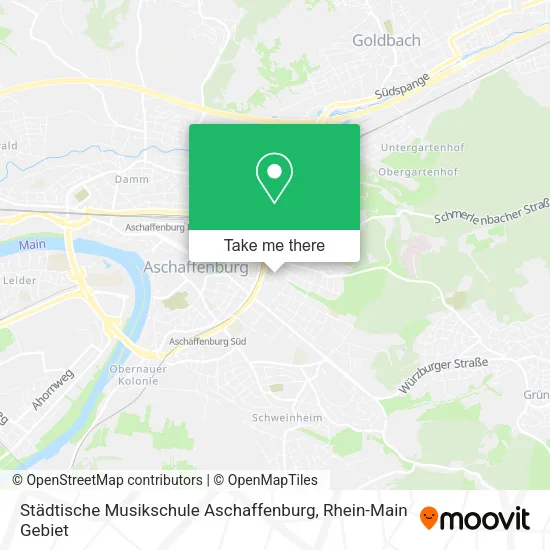 Карта Städtische Musikschule Aschaffenburg