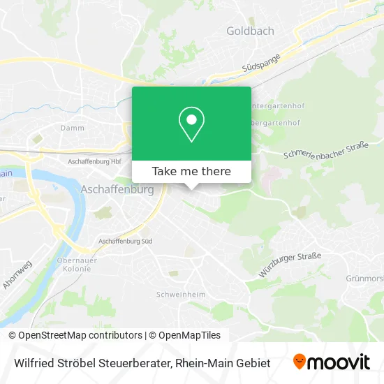 Карта Wilfried Ströbel Steuerberater