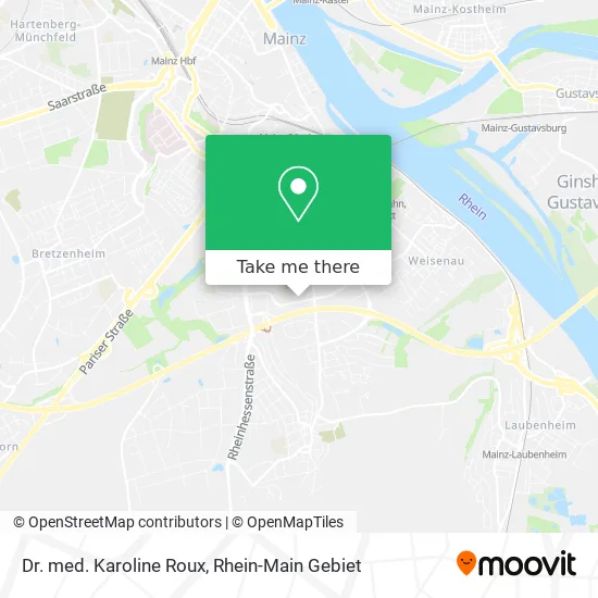 Карта Dr. med. Karoline Roux