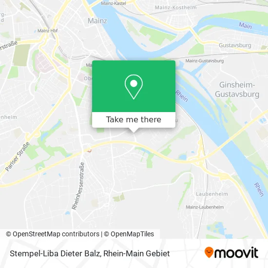 Карта Stempel-Liba Dieter Balz