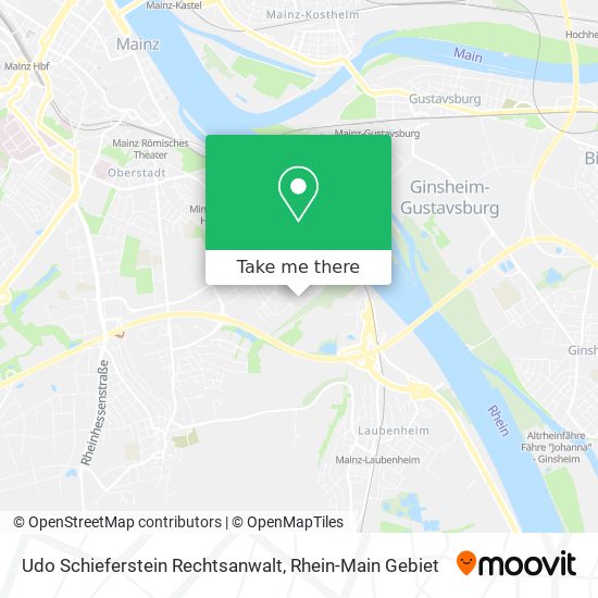 Udo Schieferstein Rechtsanwalt map