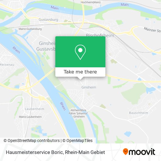 Hausmeisterservice Boric map