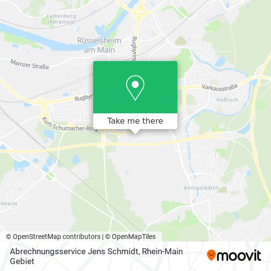 Abrechnungsservice Jens Schmidt map