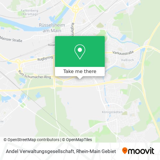 Andel Verwaltungsgesellschaft map