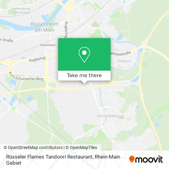 Карта Rüsseler Flames Tandoori Restaurant
