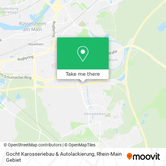 Карта Gocht Karosseriebau & Autolackierung