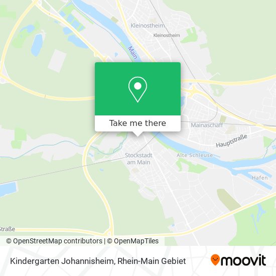 Kindergarten Johannisheim map