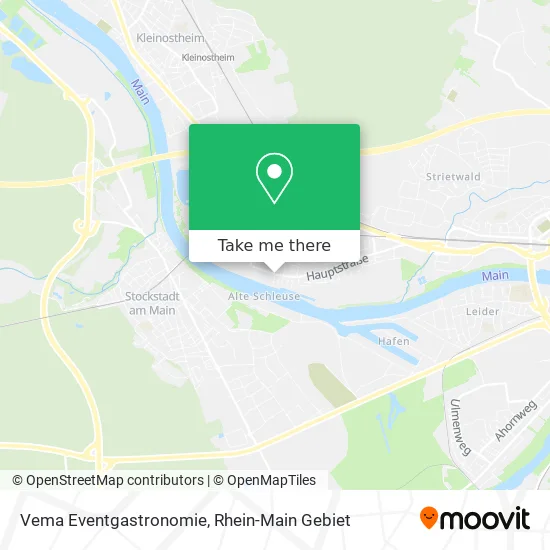 Карта Vema Eventgastronomie