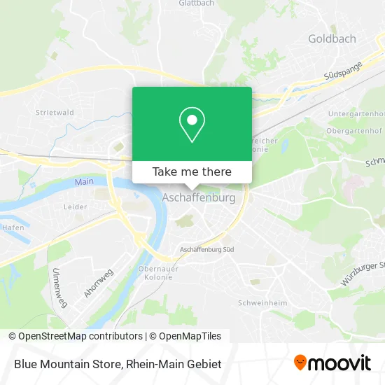 Карта Blue Mountain Store