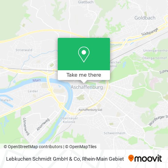 Lebkuchen Schmidt GmbH & Co map