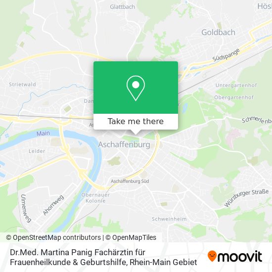 Dr.Med. Martina Panig Fachärztin für Frauenheilkunde & Geburtshilfe map