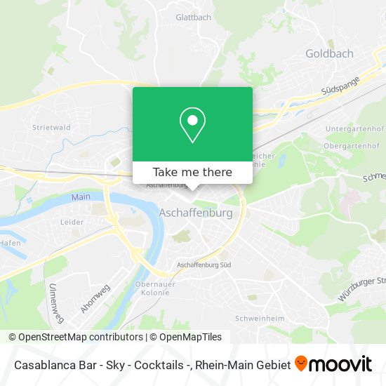 Casablanca Bar - Sky - Cocktails - map