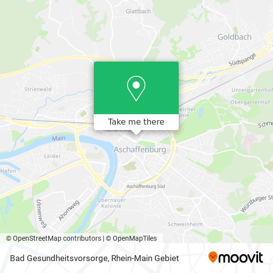 Bad Gesundheitsvorsorge map