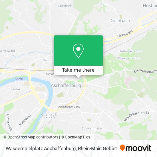 Wasserspielplatz Aschaffenburg map