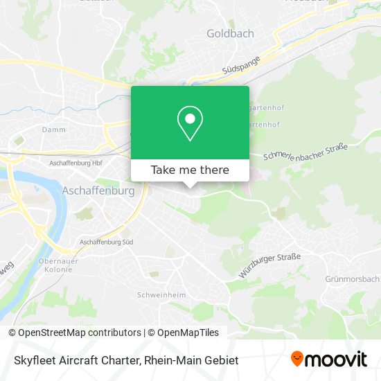 Skyfleet Aircraft Charter map