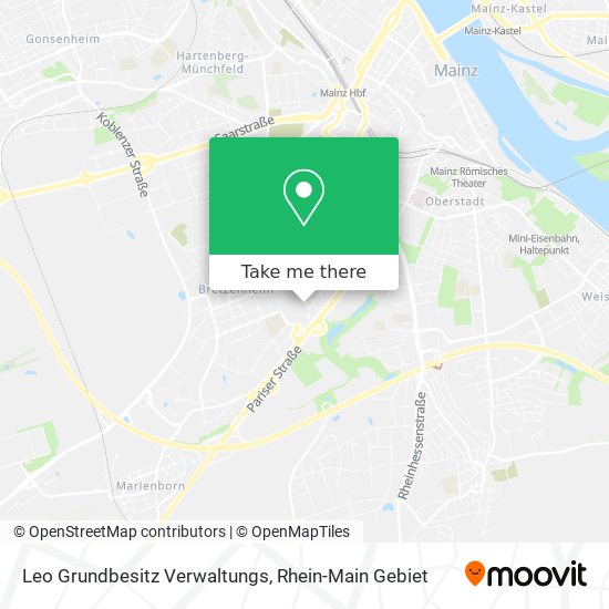 Leo Grundbesitz Verwaltungs map