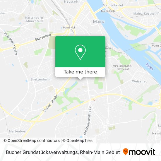 Bucher Grundstücksverwaltungs map