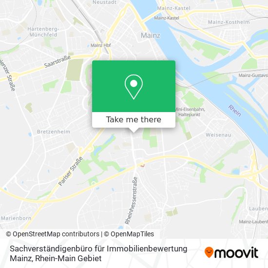 Sachverständigenbüro für Immobilienbewertung Mainz map