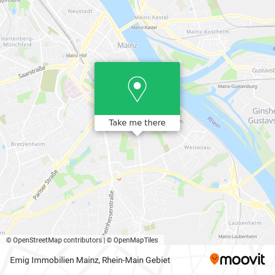 Emig Immobilien Mainz map