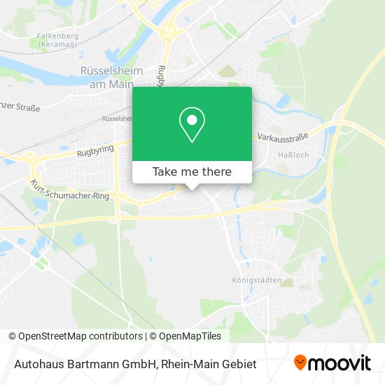Autohaus Bartmann GmbH map
