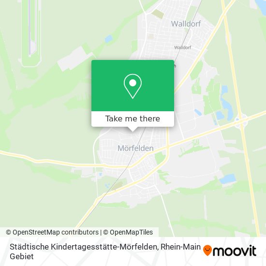 Карта Städtische Kindertagesstätte-Mörfelden